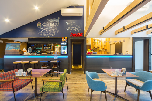 シマブルー　宿泊施設　おんせんキャンプ